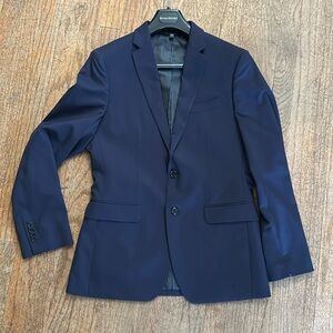Men’s size 38R Banana Republic wool blend navy sports coat